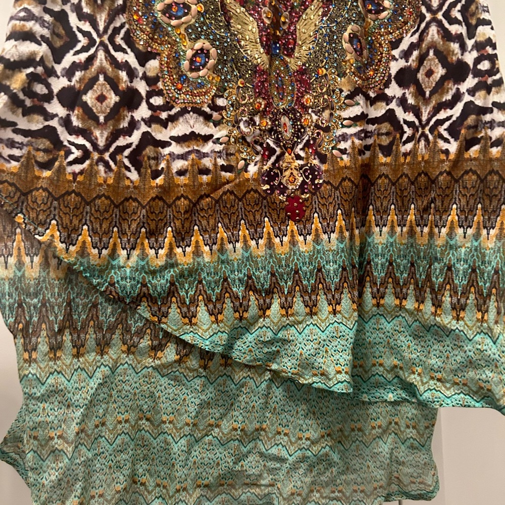 Camilla Multicolor Embellished Tank Top - Picture 7 of 11